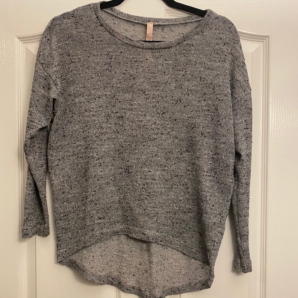 Grey Speckled Lani Sweater